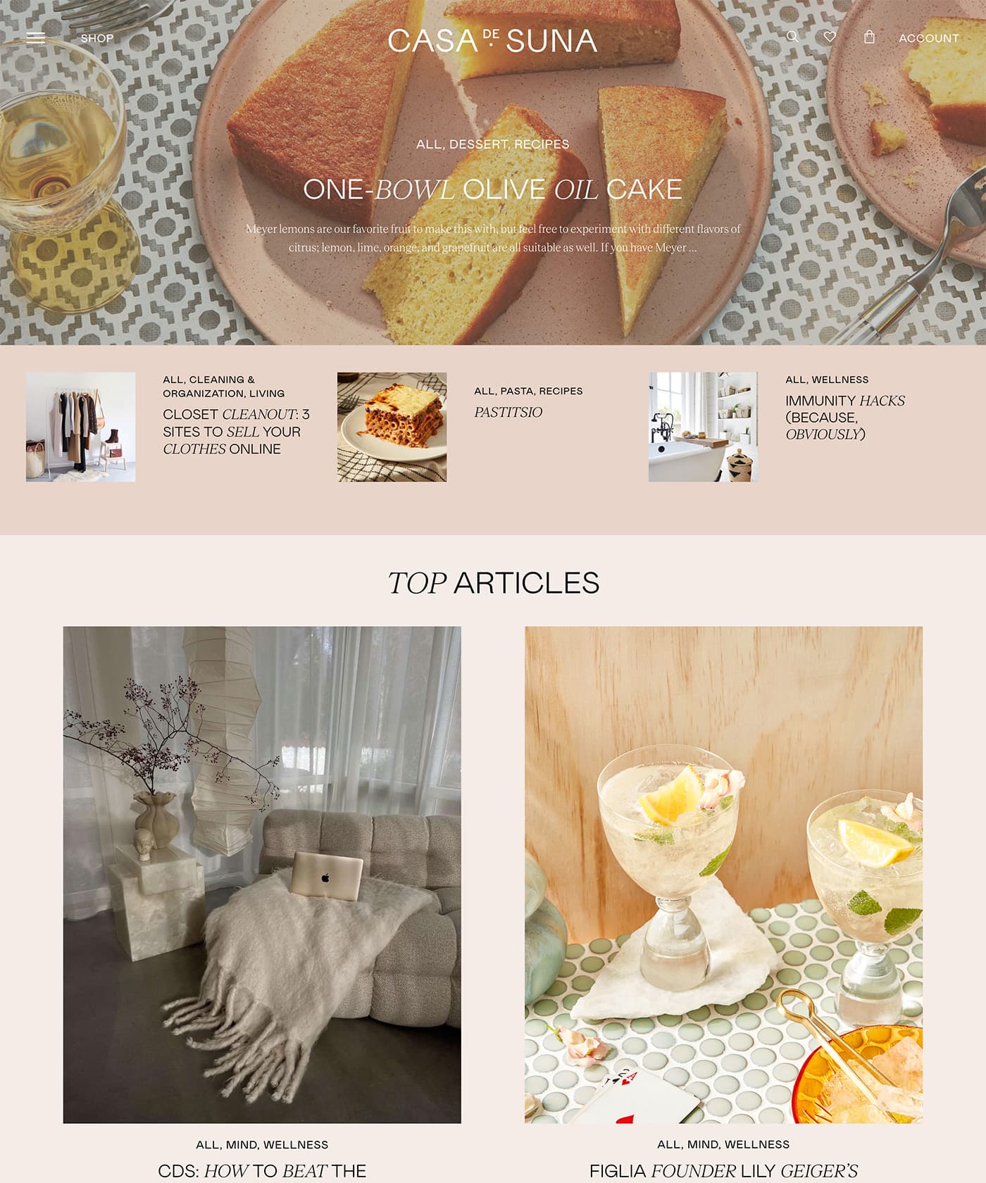 Casa De Suna Website